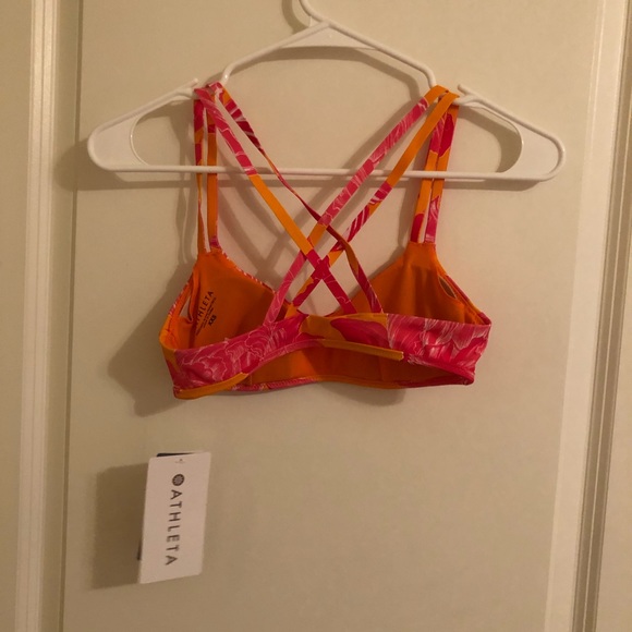 Athleta pink and orange bikini top - Picture 5 of 5